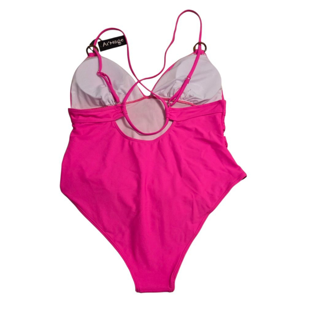 🔥 BUNDLE DEAL: 3 for $25 OR 5 for $50 AIMAGE Fuchsia Bathing Suit XL - Picture 3 of 5
